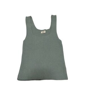 John Galt Green Rina Sweater Tank Top
